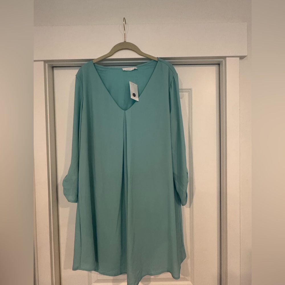 Lush Teal Tunic dress